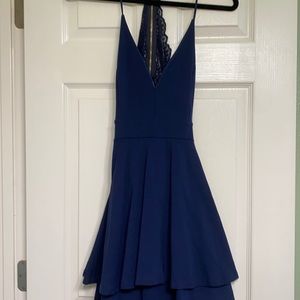 blue homecoming dress